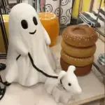 Adorable Halloween Ghost Dog Decorations for Autumn Festivities