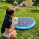 Family Fun Splash Sprinkler Pad: Cool Off with Pets and Kids - Image 13