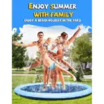 Family Fun Splash Sprinkler Pad: Cool Off with Pets and Kids - Image 2