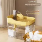 Silent Stream Pet Water Fountain - Hydration Made Easy and Enjoyable - Image 2