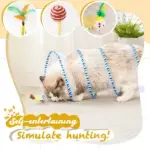 Active Fun Cat Hunting Coil Tunnel Toy - Image 2