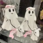 Adorable Halloween Ghost Dog Decorations for Autumn Festivities - Image 4