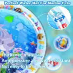 Wave-Maker Ocean Themed Cat Mat: Best Toys for Bored Indoor Cats - Image 3
