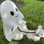 Adorable Halloween Ghost Dog Decorations for Autumn Festivities - Image 6
