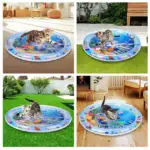 Interactive Wave-Maker Cat Toy: Ocean Minnow Play Mat - Image 6