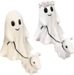 Adorable Halloween Ghost Dog Decorations for Autumn Festivities - Image 7
