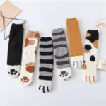 Cute & Cozy Cat Paw Socks - Image 15