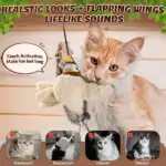 Interactive Chirping & Flapping Cat Toy - Image 3