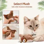Interactive Chirping & Flapping Cat Toy - Image 8