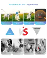Ease Walk Dog Harness & Retractable Leash - Image 5