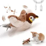 Interactive Chirping & Flapping Cat Toy - Image 2