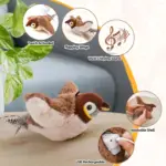 Interactive Chirping & Flapping Cat Toy - Image 6