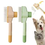 Dual-Layer Self-Cleaning Pet Grooming Comb – Detangle, De-Shed & Clean in One Swipe
