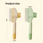 Dual-Layer Self-Cleaning Pet Grooming Comb – Detangle, De-Shed & Clean in One Swipe - Image 6