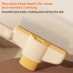 Self-Cleaning Pet Flea Comb & Grooming Brush - Image 9