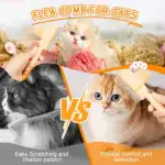 Self-Cleaning Pet Flea Comb & Grooming Brush - Image 6