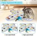 Interactive Hide & Seek Feather Cat Toy - Image 2