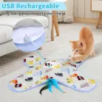 Interactive Hide & Seek Feather Cat Toy - Image 4