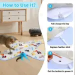 Interactive Hide & Seek Feather Cat Toy - Image 6